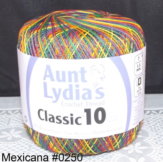 Aunt Lydias Classic 10 Variegated Cotton by CraftingWithLeeAnn