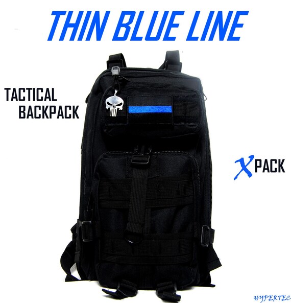 thin blue line tactical backpack rucksack laptop pack with thin blue line tactical backpack rucksack laptop pack with