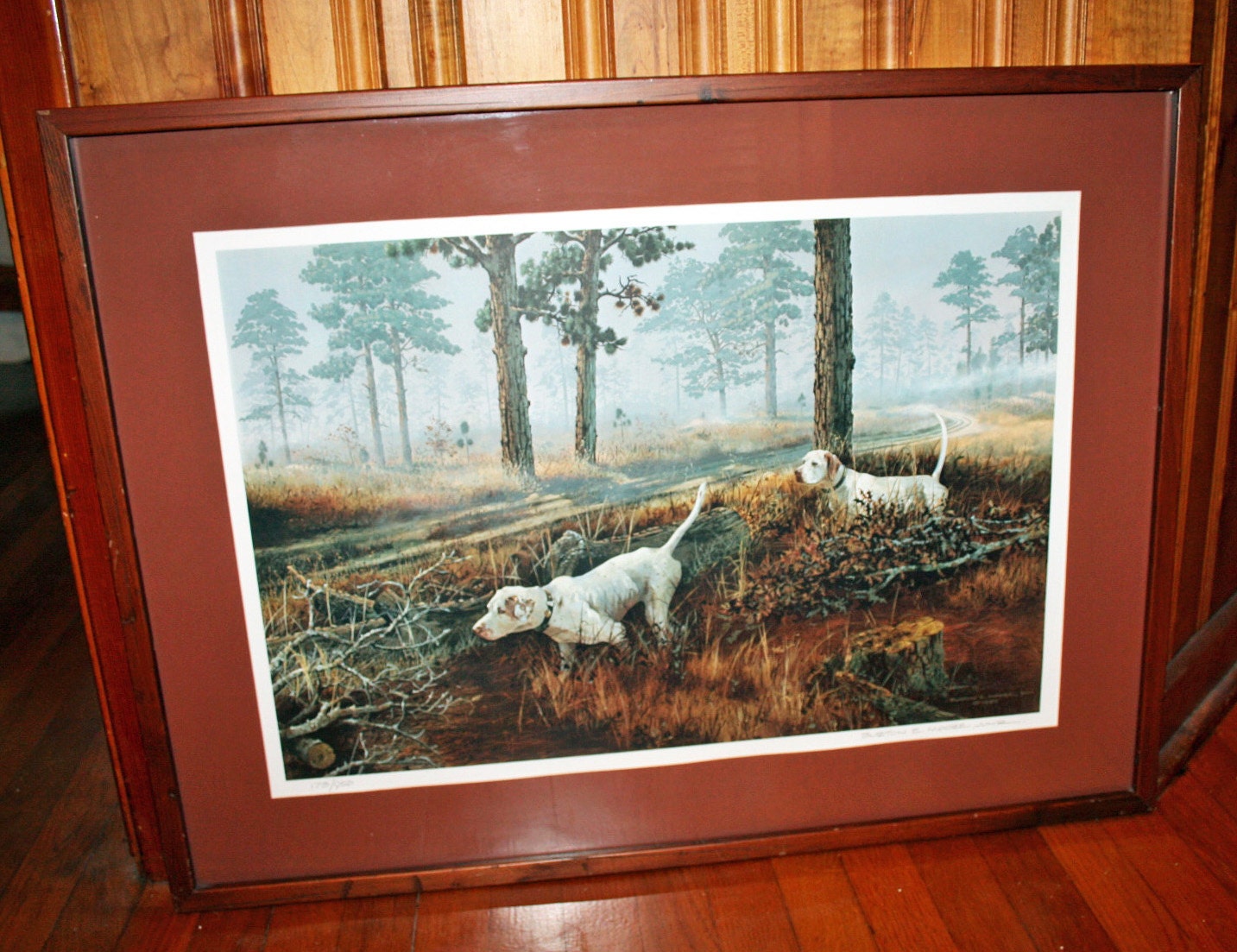 Burton E. Moore Jr. Signed/Numbered Framed Print 1982 Bird