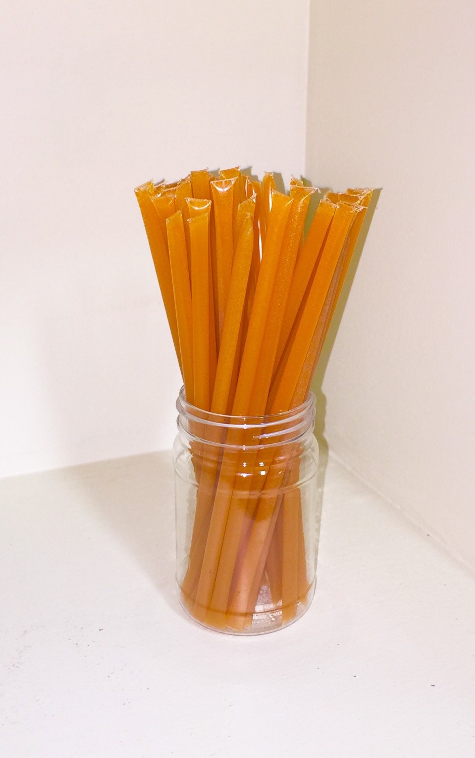 50 Peach Flavored Honey Sticks by HarrisFamilyApiaries on Etsy