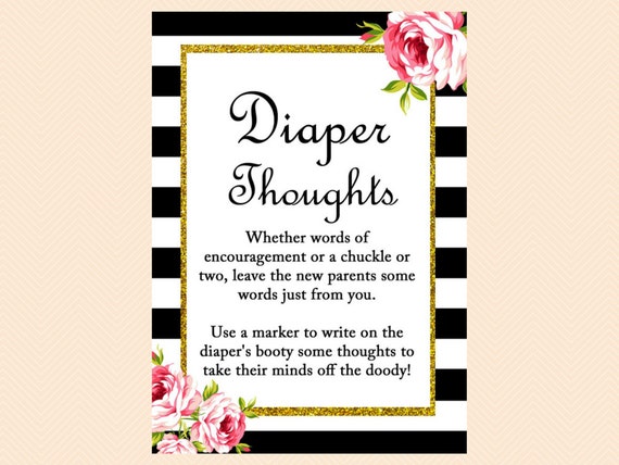 message games baby shower diaper Diaper diapers Late thoughts MagicalPrintable night for by Words