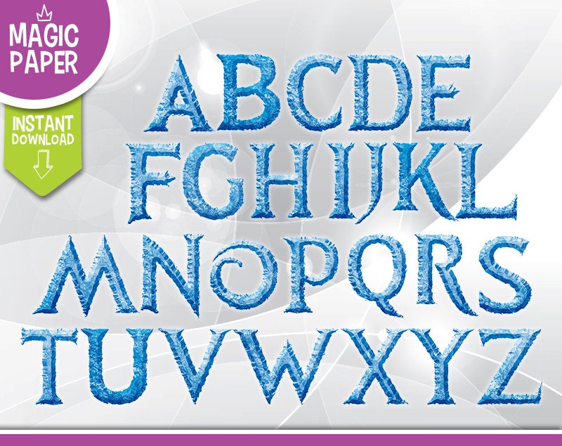 Frozen Clipart Printable Frozen Letters Numbers Cliparts