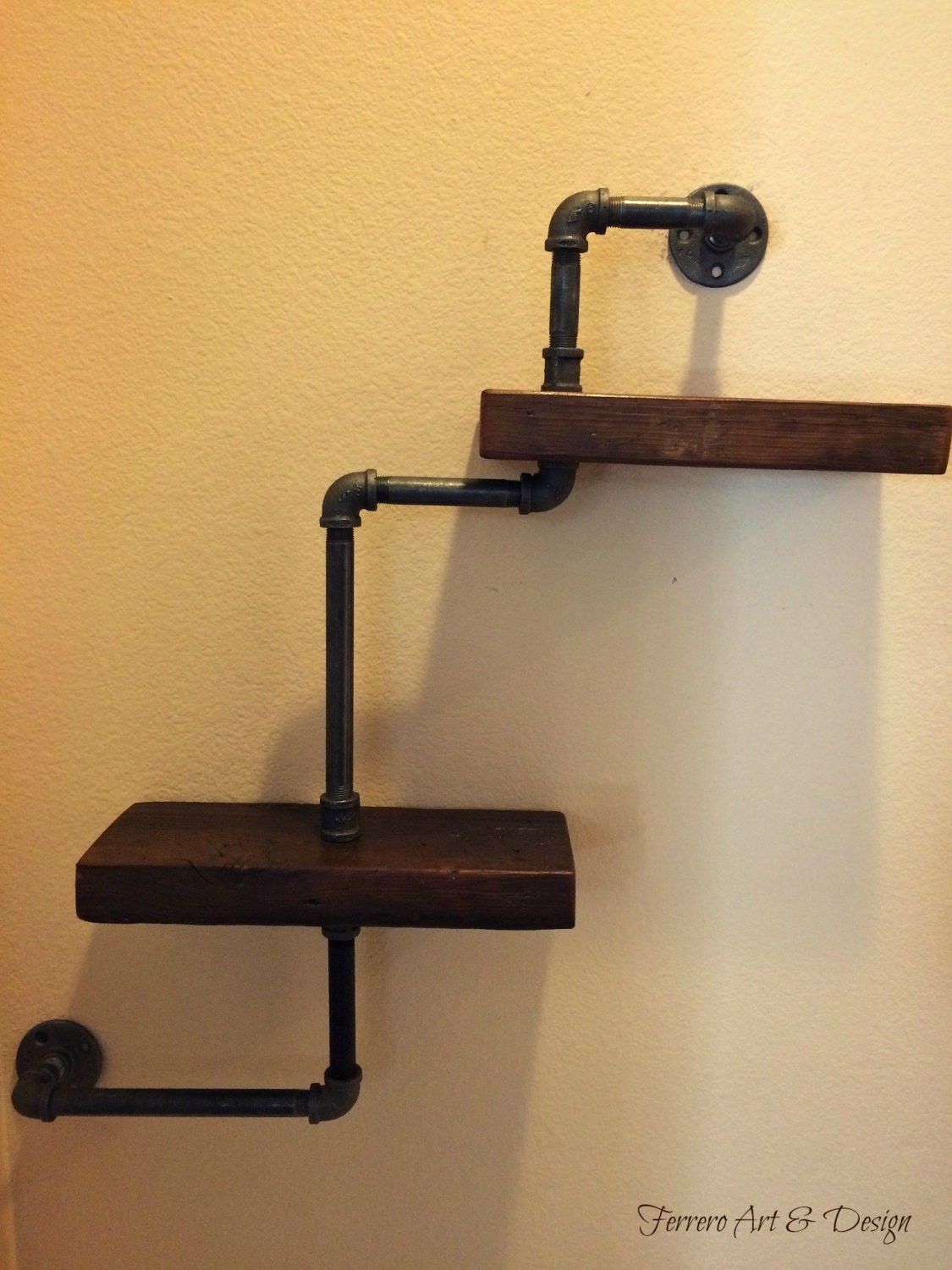 England Shelf Steampunk Shelf Wall Shelves by FerreroArtDesign