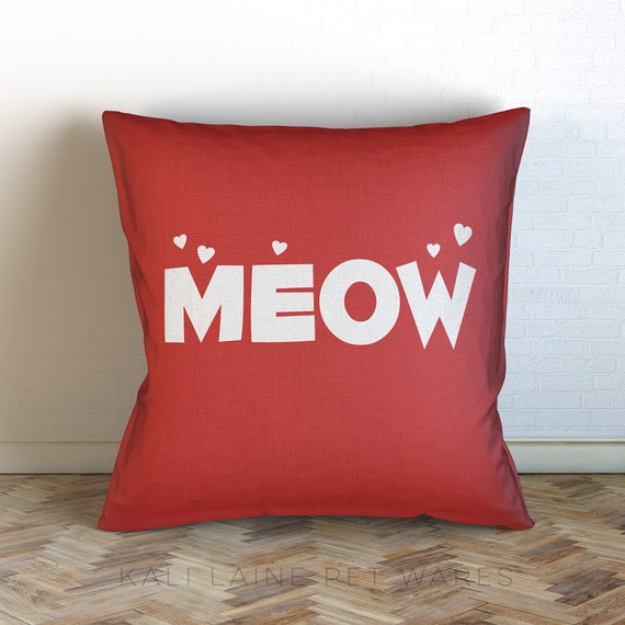 meow pillow