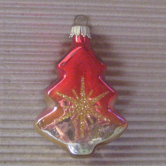 vintage christmas ornament lauscha tree hand by seasidemarket vintage christmas ornament lauscha tree hand by seasidemarket