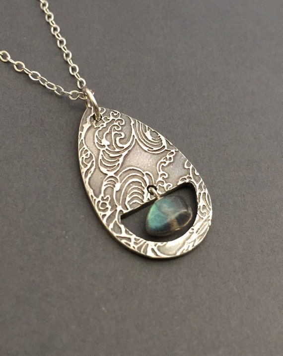 Rock the Boat Labradorite Fine Silver Sterling Silver