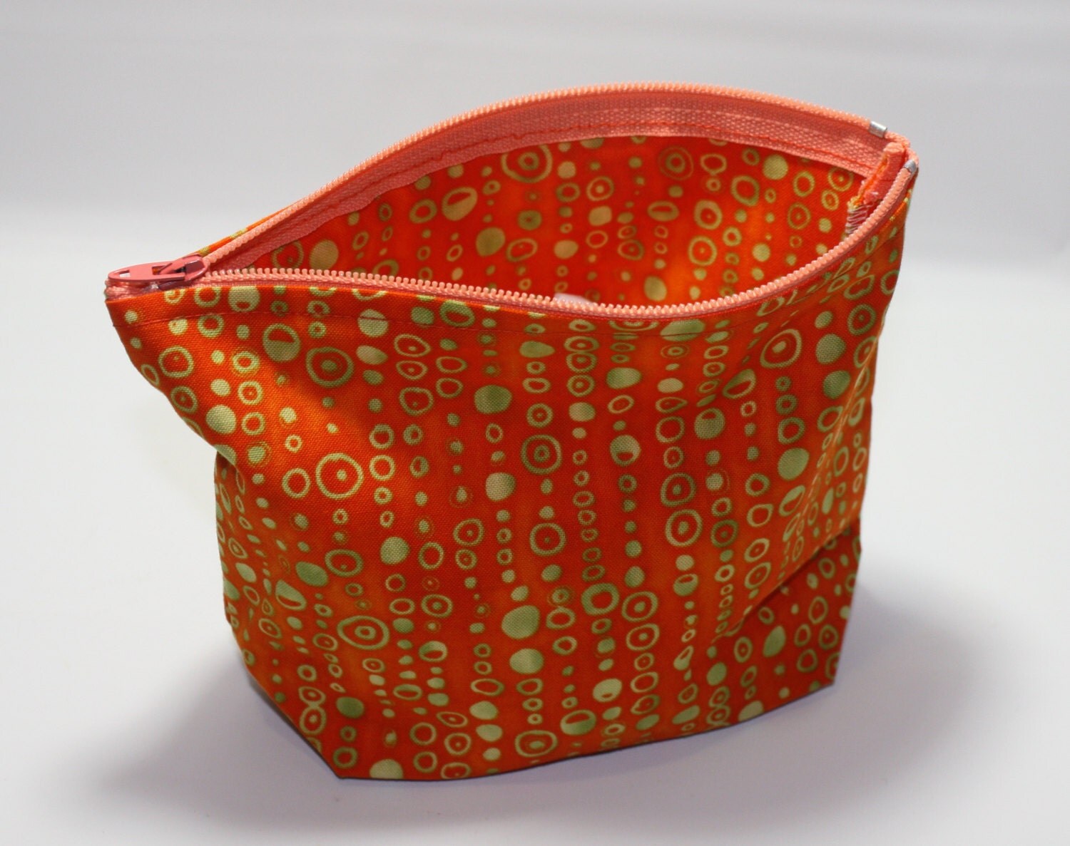 Home made cosmetic bag travel bag toiletry bag hand by PoetCharms