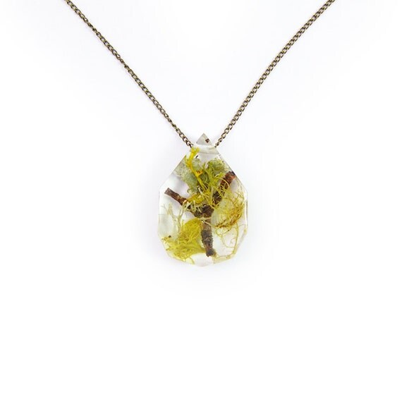 twig terrarium resin necklace nature necklace eco by squidlicks twig terrarium resin necklace nature necklace eco by squidlicks