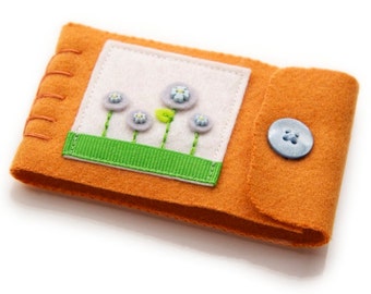 Wool Needle Case, Travel Sewing Kit, Sewing Needle Book, Small Needle Minder, Handmade Wool Pin Keep, Pin and Needle Storage, Sewing Storage