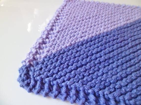 Lavender Fields Cotton Dishcloth