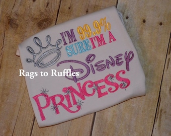 Disney Princess Ruffled t shirt