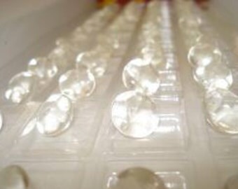50 Incredible Edible Sugar Diamonds,Gems,Cake Decorating