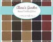 CLARAS GARDEN - Moda Fabric Charm Pack - Five Inch Quilt Squares Quilting Material Blocks