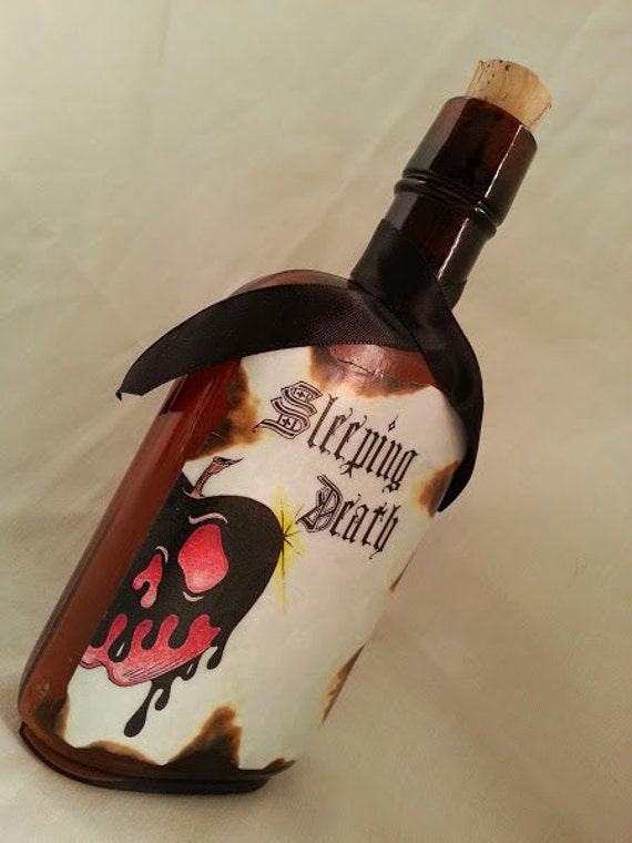 Evil queen Sleeping Death potion bottle  by 