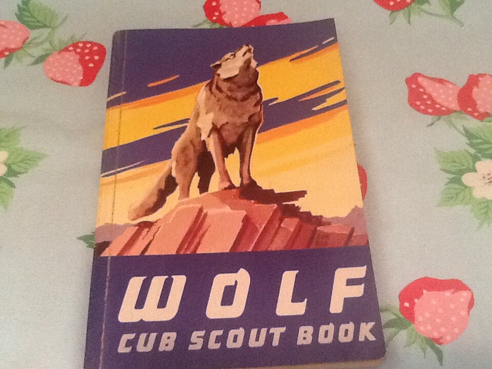 1954 wolf Cub Scout book