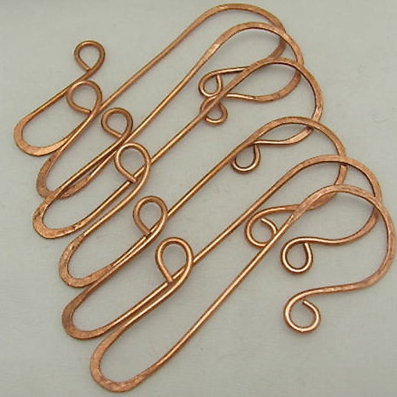 Copper Fancy S Hooks Large S Hooks Copper Display Hook.