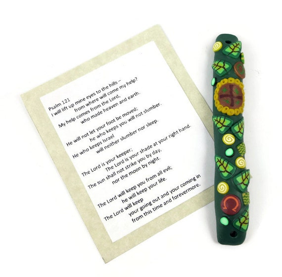  Christian Home Blessing Case With Psalm Scroll Handmade