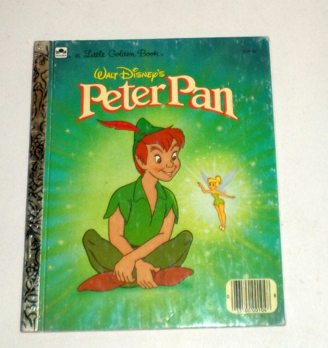 Vintage Walt Disney Peter Pan Book A Little Golden Book