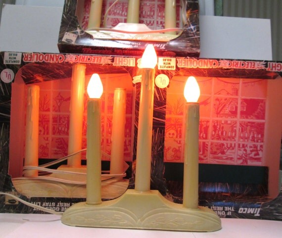 christmas candoliers 3 sets electric candles vintage christmas candoliers 3 sets electric candles vintage
