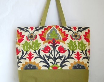 Santa Maria Jewel XL Extra Large BIG Tote Bag / Beach Bag - Ready to Ship