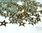 Silver Star Sequins - 7mm Metallic