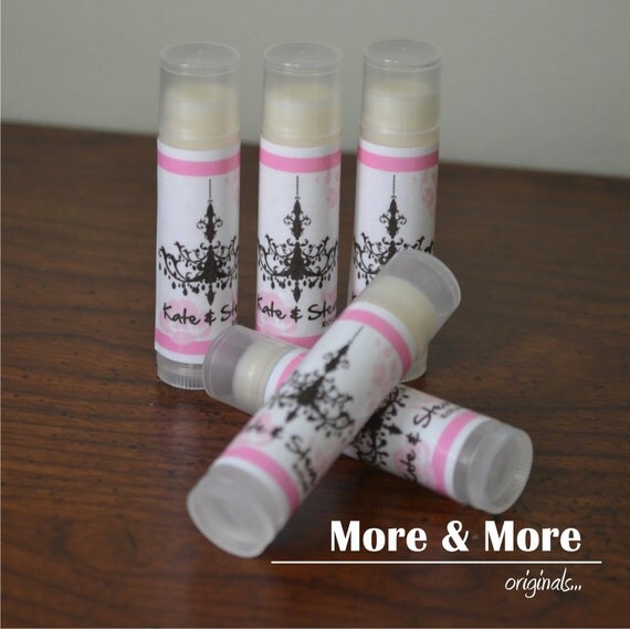 Lip Balms Bridal Shower Favors Custom Wedding Favors