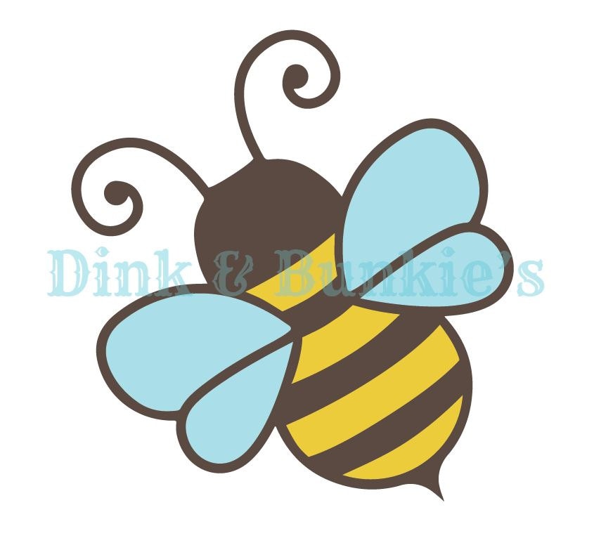 Download Honey Bee SVG DXF Die Cutter Template