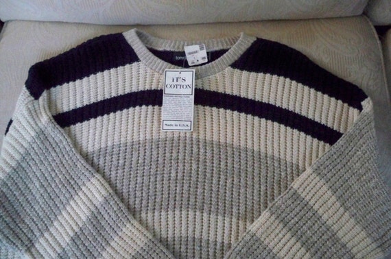 Vintage Clothing Men's NOS Designer Sweater Tony Lambert