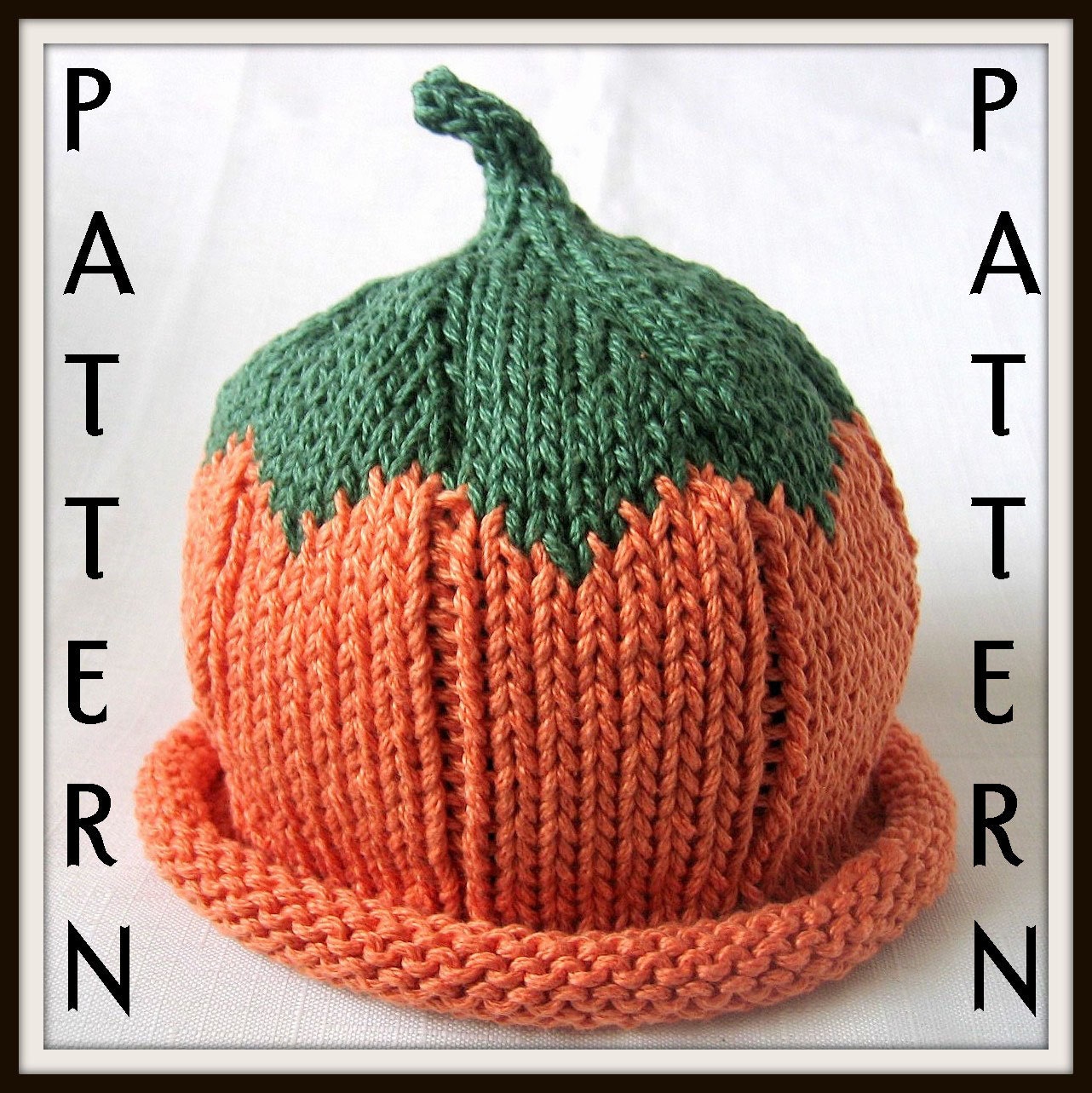 Baby Pumpkin Hat Knitting Pattern Boston Beanies