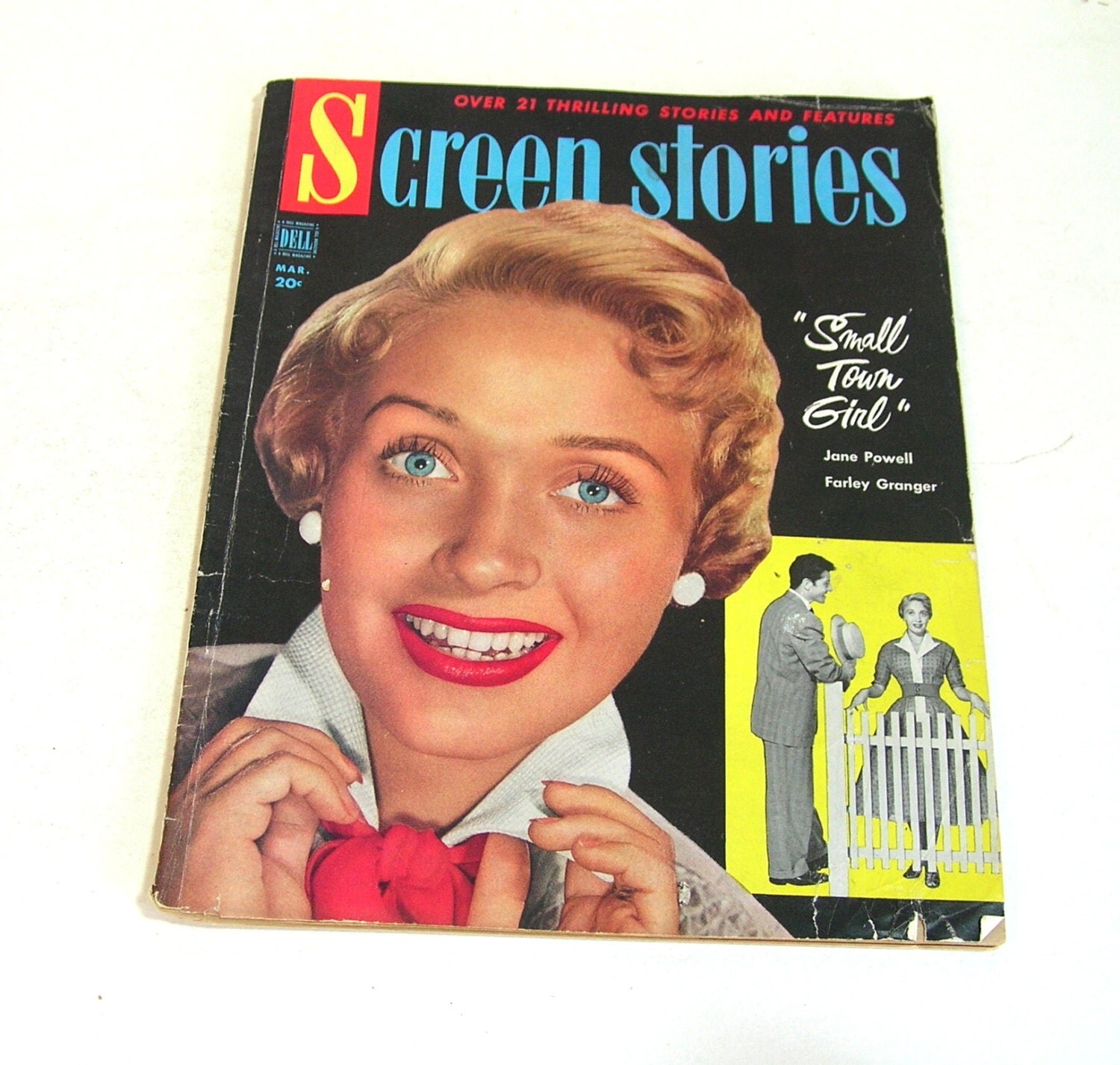 Vintage Screen Stories Magazine March 1953 Jane Powell Cover