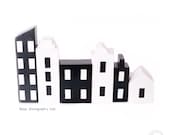 monochrome city blocks black & white toys monochrome nursery decor wooden blocks