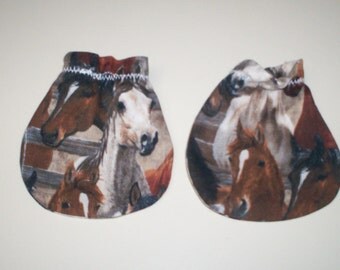 Herd of Horses Baby Mitts