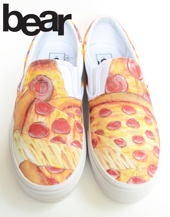 Benutzerdefinierte vans pizza schuhe von beargallery auf etsy Bettwäsche pizza