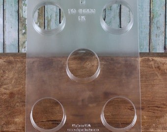 Chocolate Covered Oreo Molds Set, Oreo Cookie Molds,Oreo Chocolate Molds, Plastic Candy Molds, Chocolate Molds, Sandwhich Cookie Molds (2ct)