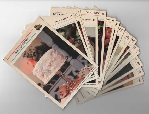 24 Recipe Cards 1973 McCall's Great American Replacements 24 Recipe Cards 1973 McCall's Great American Replacements