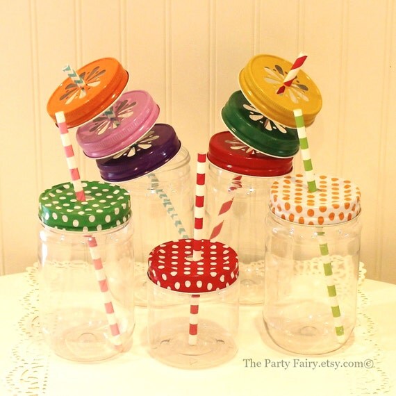 plastic mason jars 100 mason jars with lids plastic mason cups