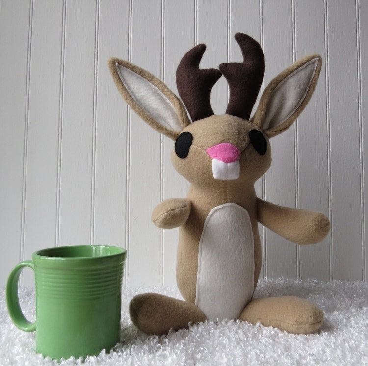 jackalope stuffed animal