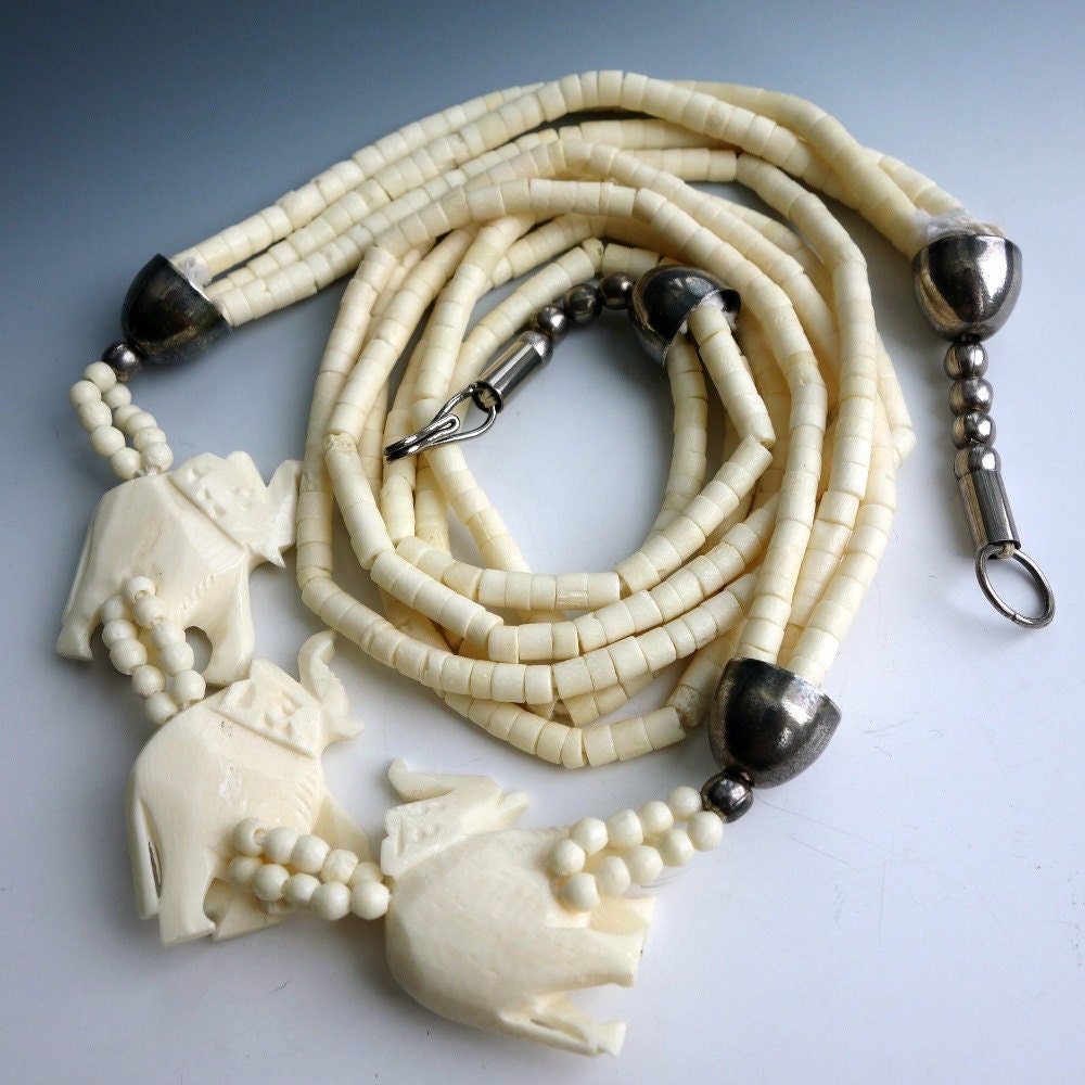 elephant bead necklace