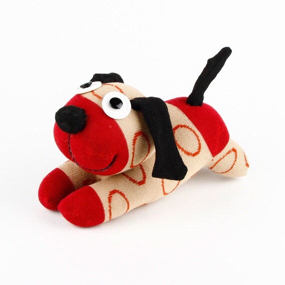 Handmade Sock Dog Stuffed Animal Doll Baby Toys