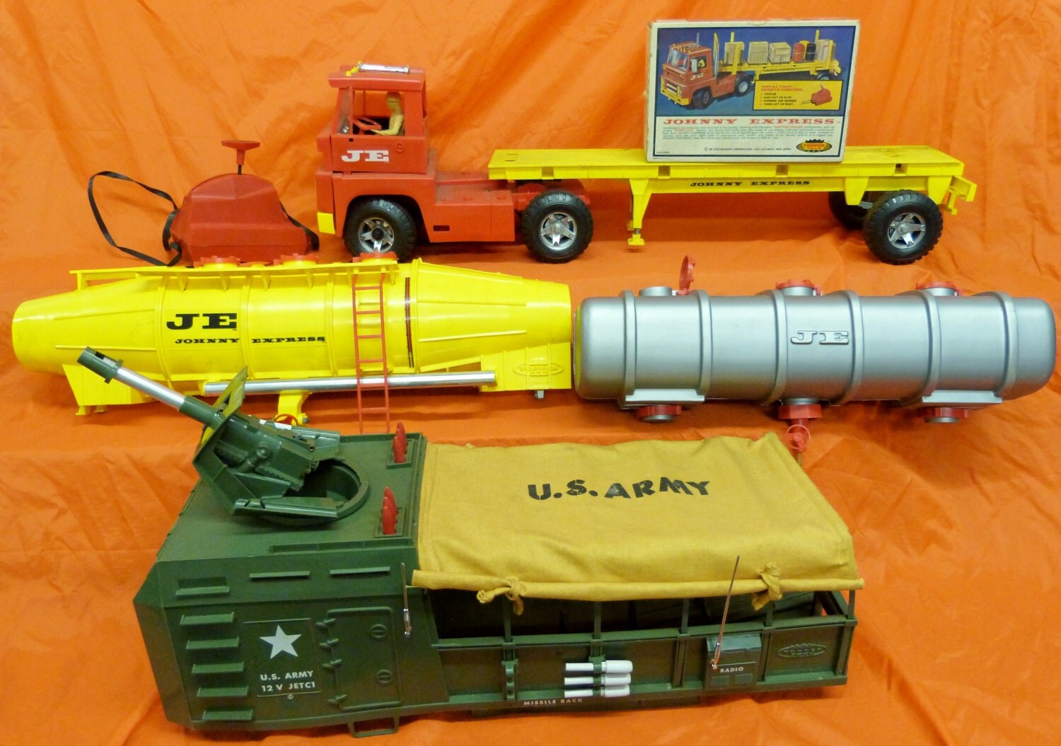 Vintage RARE Topper Toys Johnny Express Remote Controlled Big