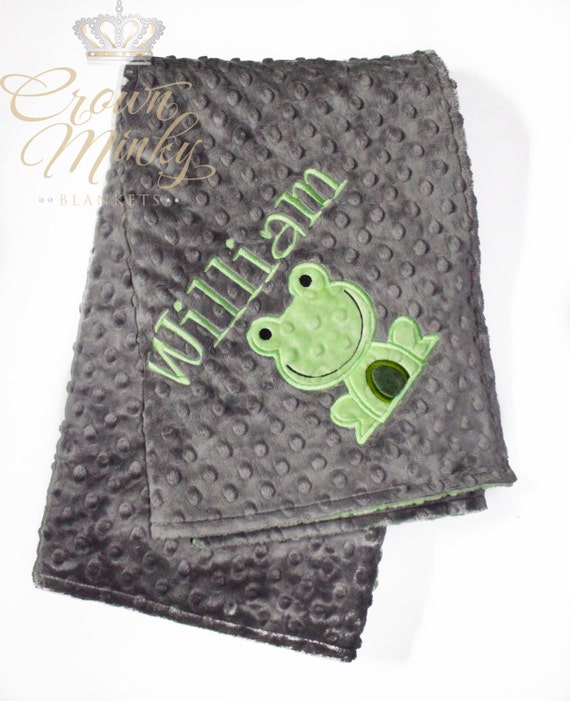 frog plush blanket