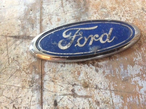 Ford silver oval emblems #9