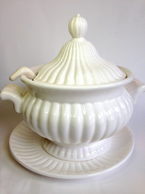 My Grandmother's Antique Soup Tureen by BuffaloGalFrills on Etsy