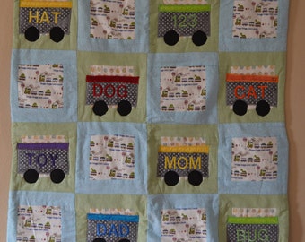 Train Baby Quilt