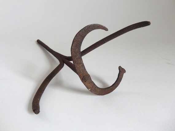 Antique Iron Letter C Branding Iron - Art Part