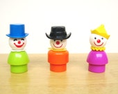 Vintage Fisher Price Clown Set