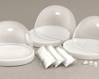 DIY Snow Globe Make your Own Extra-Large Oval Plastic