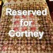 Reserved for Cortney Handcrafted Autumn Rose a Nine Patch King Queen Quilt