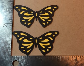 Two Butterfly Die Cuts - pick your color