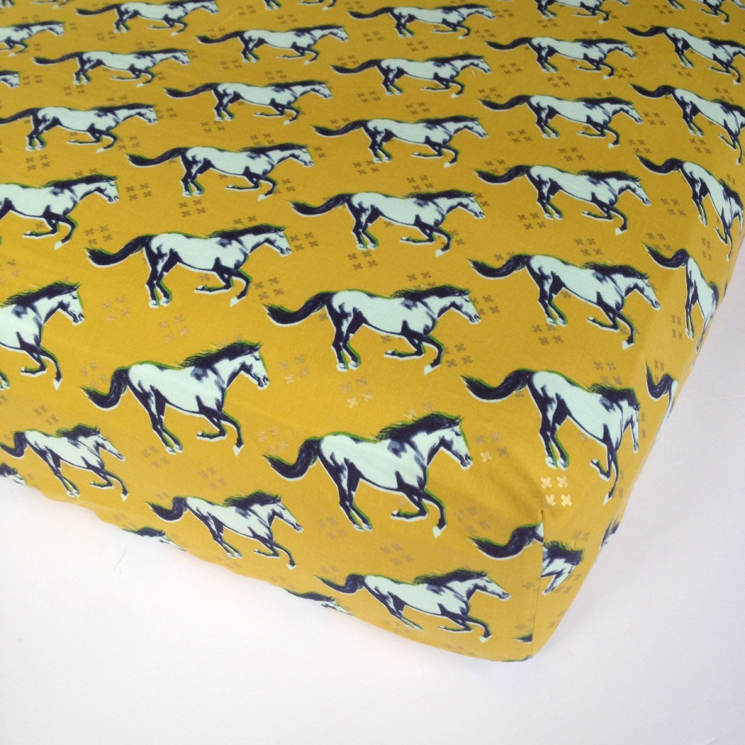 Horse Baby Bedding Western Crib Bedding /Fitted Crib by Babiease
